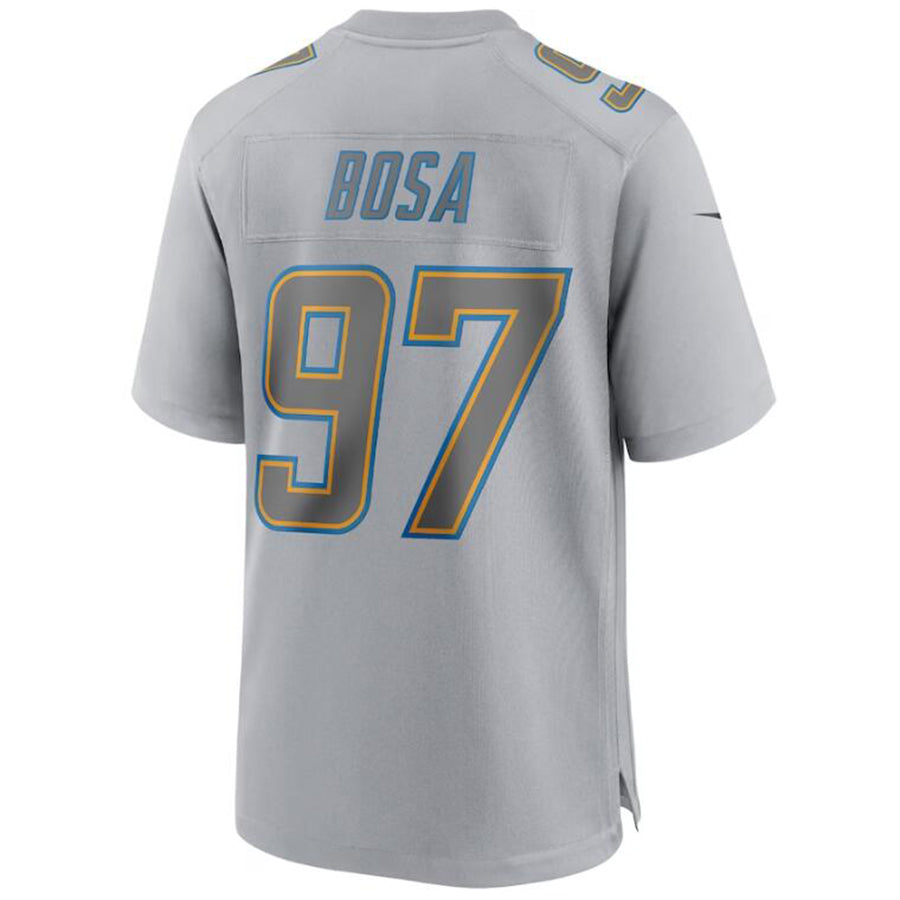 LA.Chargers #97 Jey Bosa Gray Stitched Player Game Football Jerseys