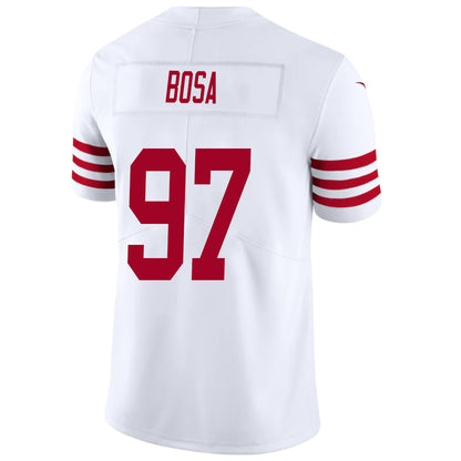 SF.49ers #97 Nick Bosa White Stitched Player Game Football Jerseys