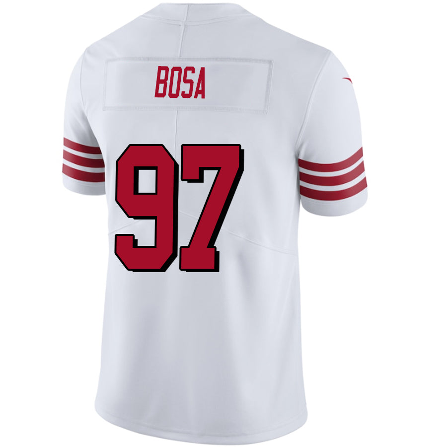 SF.49ers #97 Nick Bosa White Stitched Player Vapor Elite Football Jerseys