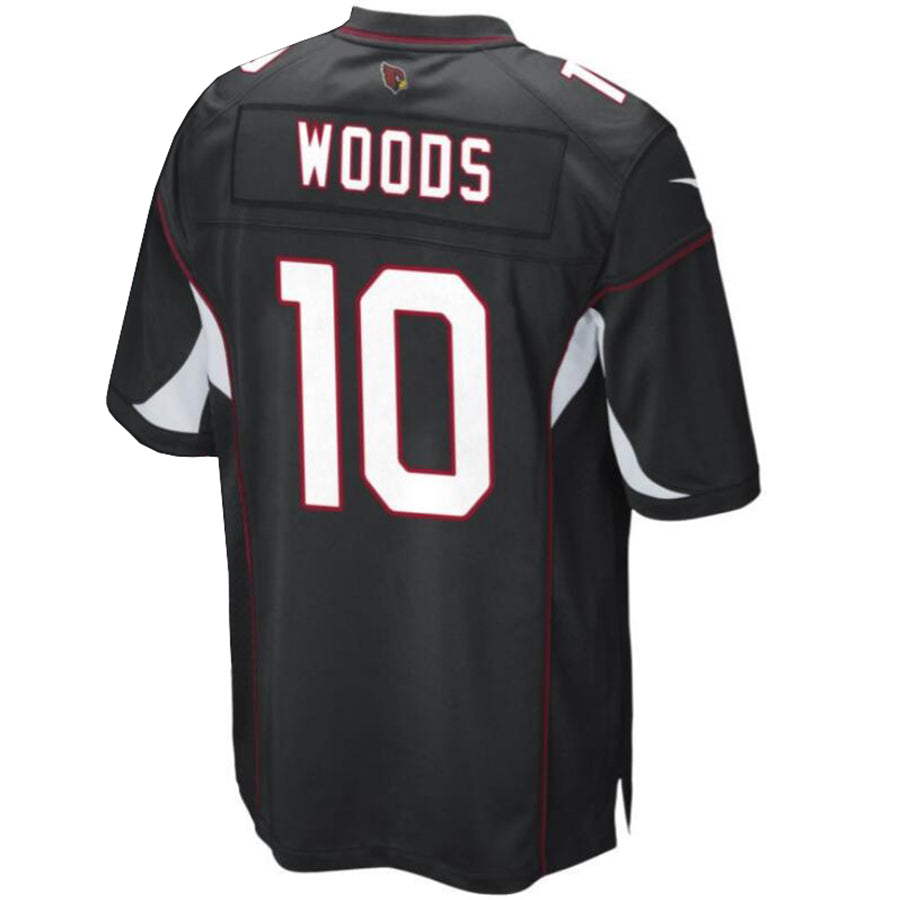 A.Cardinals #10 Josh Woods Black Player Jersey Alternate Game Jersey