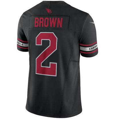 A.Cardinals #2 Marquise Brown Black Player Jersey Vapor F.U.S.E. Limited Jersey