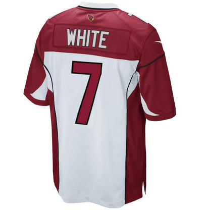 A.Cardinals #7 Kyzir White White Player Jersey Game Football Jerseys