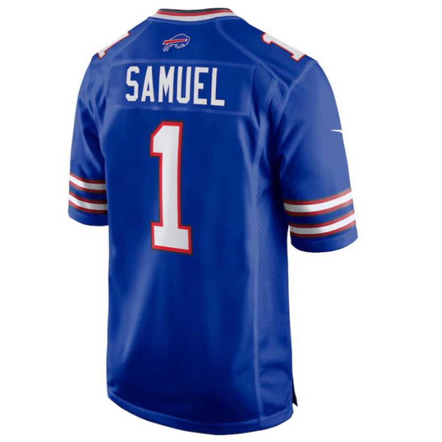 B.Bills #1 Curtis Samuel Royal Game Jersey American Stitched Football Jerseys