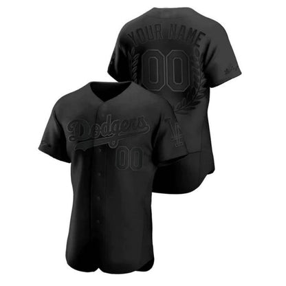 Baseball Jerseys Custom Los Angeles Dodgers Black Award Collection Stitched Baseball Jersey