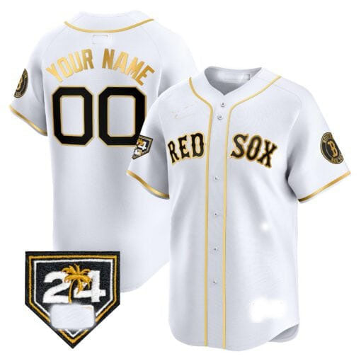 Custom Boston Red Sox 2024 Spring Training Patch Vapor Premier Limited– All Stitched Baseball Jersey