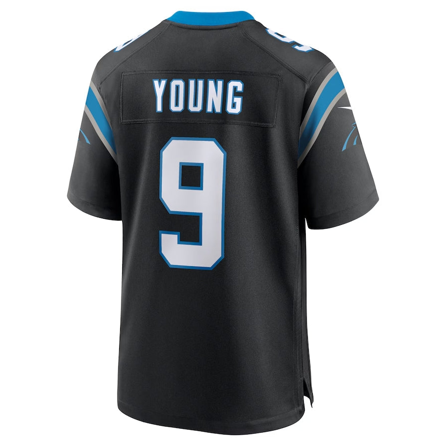 C.Panthers #9 Bryce Young Player Black Game Jersey American Stitched Football Jerseys