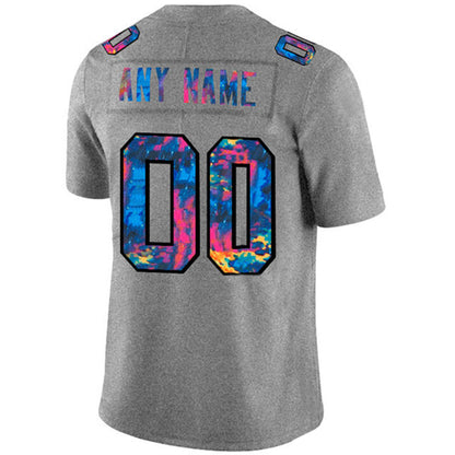 Custom C.Bears Multi-Color 2020 Crucial Catch Vapor Untouchable Limited Grey Jerseys