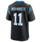 C.Panthers #11 Ihmir Smith-Marsette Black Team Game Jersey American Stitched Football Jerseys