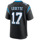 C.Panthers #17 Xavier Legette Black Player Game Jersey American Stitched Football Jerseys