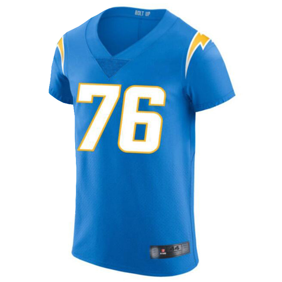 LA.Chargers #76 Joe Alt Powder Blue Vapor Elite Player Jersey American Stitched Football Jerseys