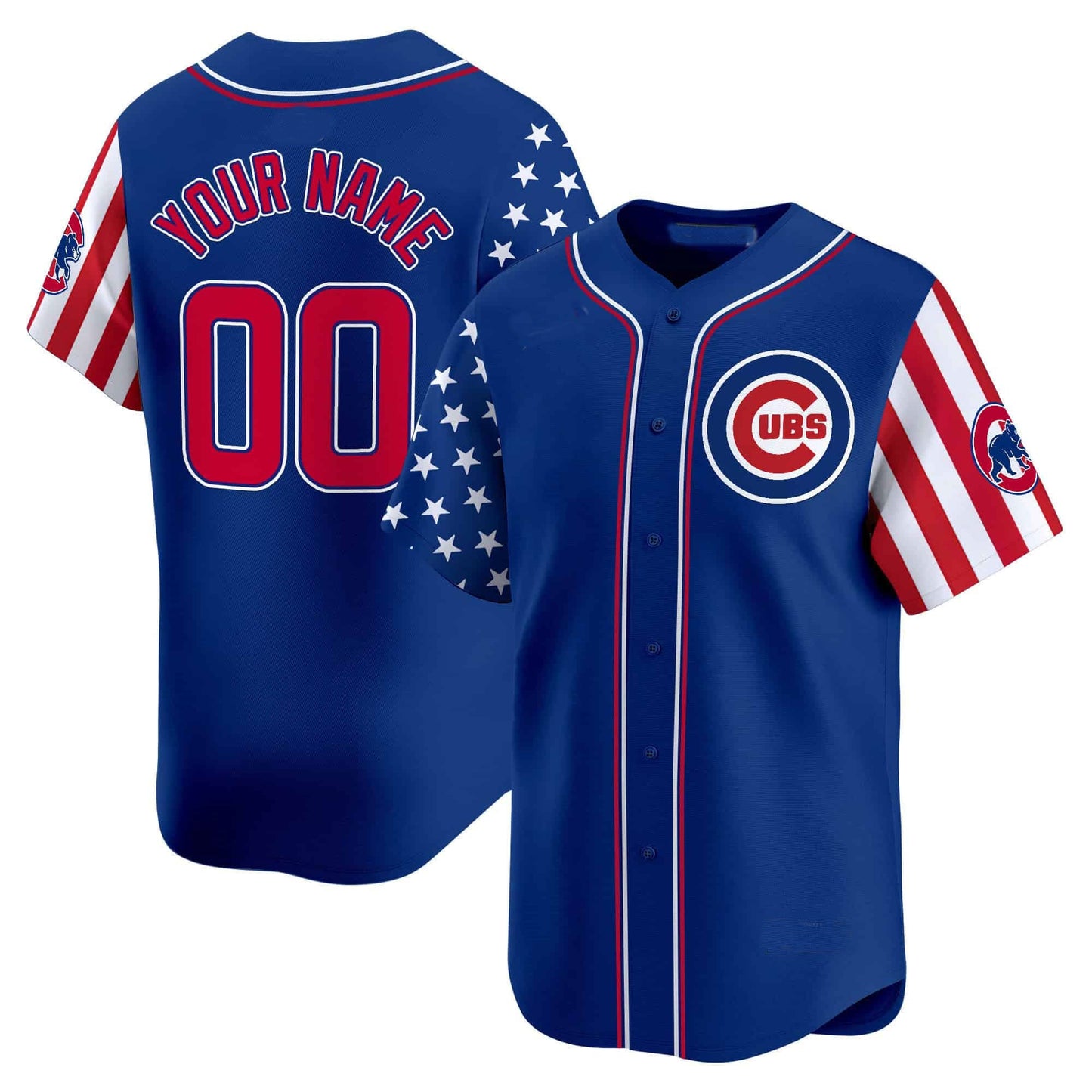 Custom Chicago Cubs 2024 Independence Day Vapor Premier Limited– All Stitched Baseball Jersey