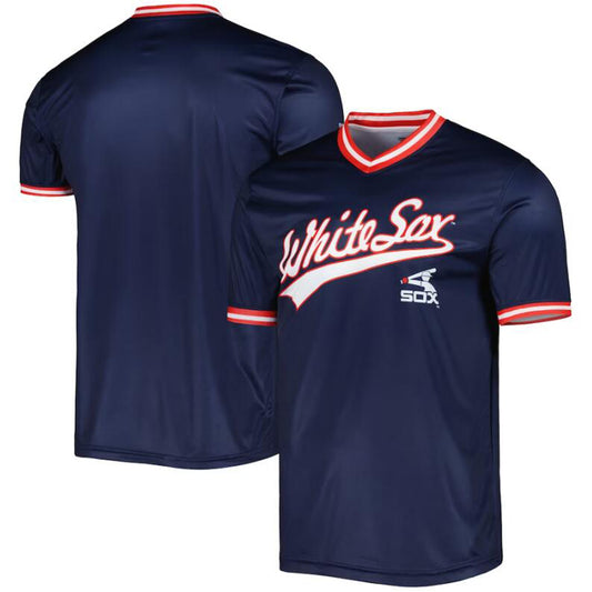 Custom Chicago White Sox Stitches Navy Cooperstown Collection Team Jersey