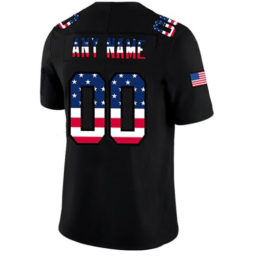 Custom A.Cardinal Black Limited Fashion Flag Stitched Football Jerseys