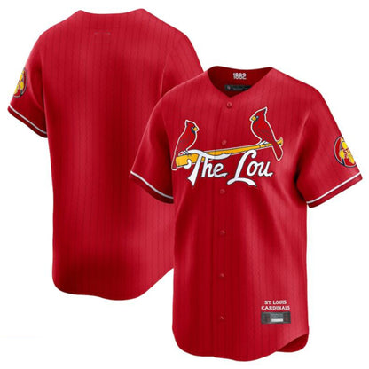 Custom Baseball Jerseys St. Louis Cardinals Red 2024 City Connect Limited Jersey American Stitched Baseball Jerseys