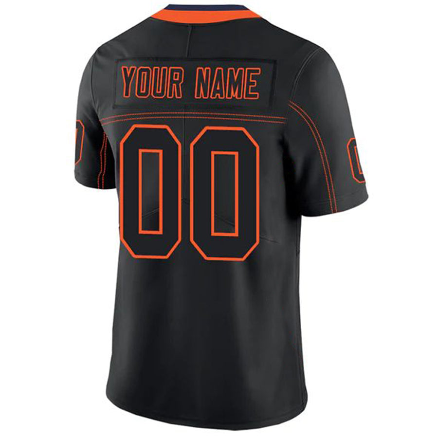 Custom C.Bears Stitched American Football Jerseys Personalize Birthday Gifts Black Jersey