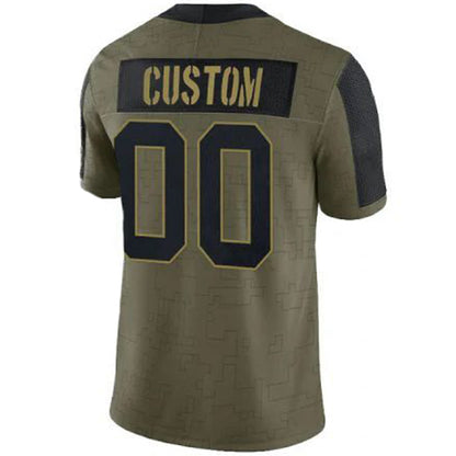 Custom A.Cardinal Olive 2021 Salute To Service Limited Jersey Name And Number Size S to 5XL Football Jerseys