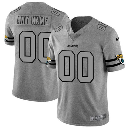 Custom J.Jaguars 2019 Gray Gridiron Vapor Untouchable Limited Stitched American Football Jerseys