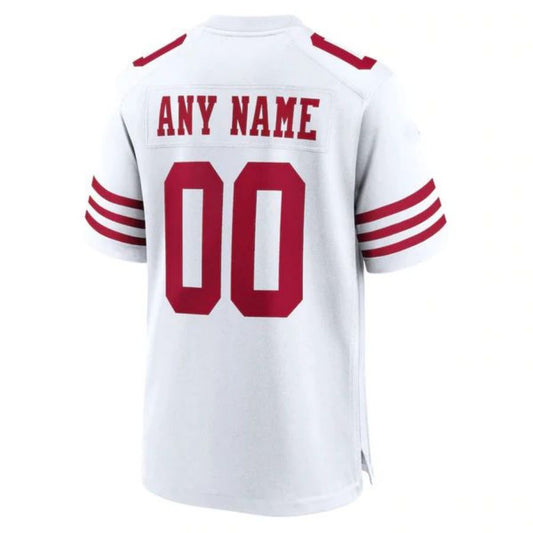 Custom New SF.49ers 2022 White Stitched American Vapor Game Football Jerseys