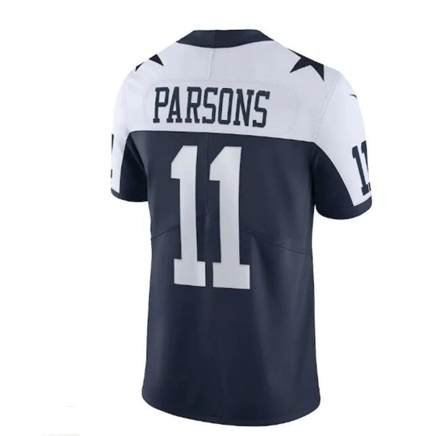 D.Cowboys #11 Micah Parsons Alternate Vapor Limited Player Jersey - Navy Stitched American Football Jerseys