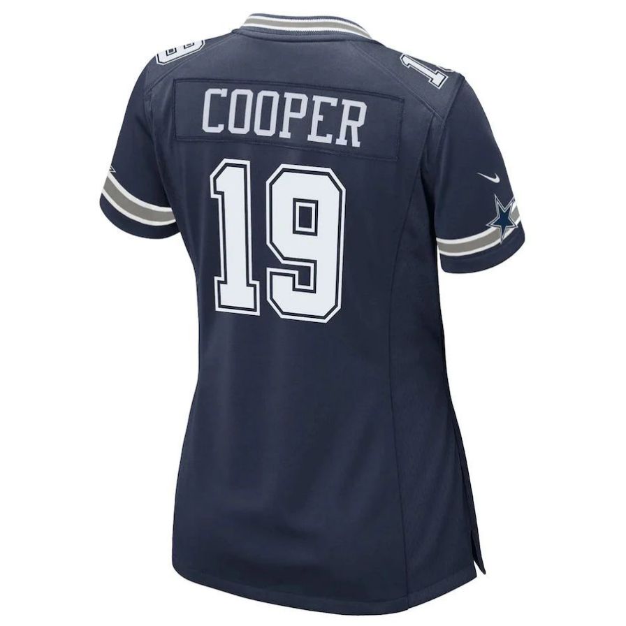 D.Cowboys #19 Amari Cooper Navy Game Player Team Jersey Stitched American Football Jerseys