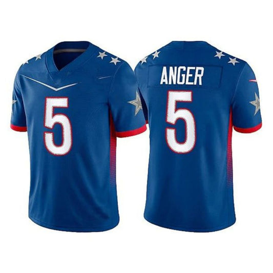 D.Cowboys #5 Bryan Anger 2022 Royal Pro Bowl Stitched Player Jersey American Football Jerseys