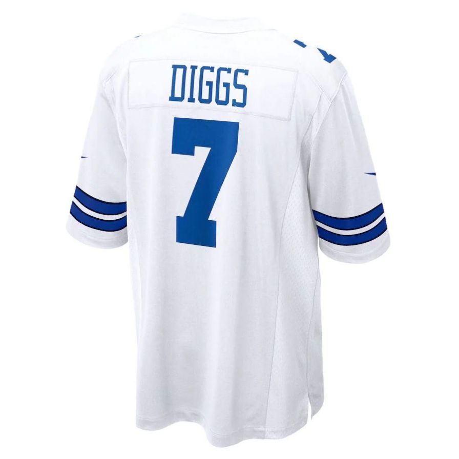 D.Cowboys #7 Trevon Diggs White Game Player Jersey Stitched American Football Jerseys