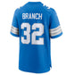 D.Lions #32 Brian Branch Blue Game Jersey American Stitched Football Jerseys