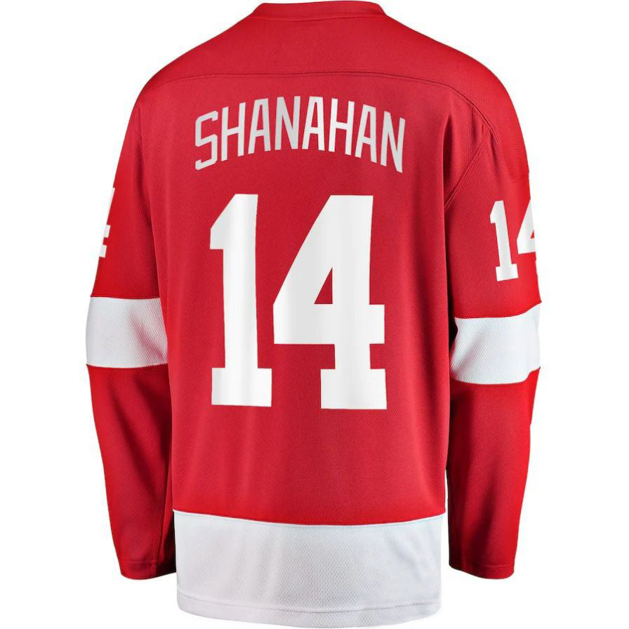 D.Red Wings #14 Brendan Shanahan Fanatics Branded Premier Breakaway Retired Player Jersey Red Stitched American Hockey Jerseys