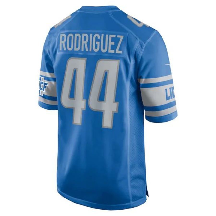 D.Lions #44 Malcolm Rodriguez Blue Stitched Player Game Football Jerseys