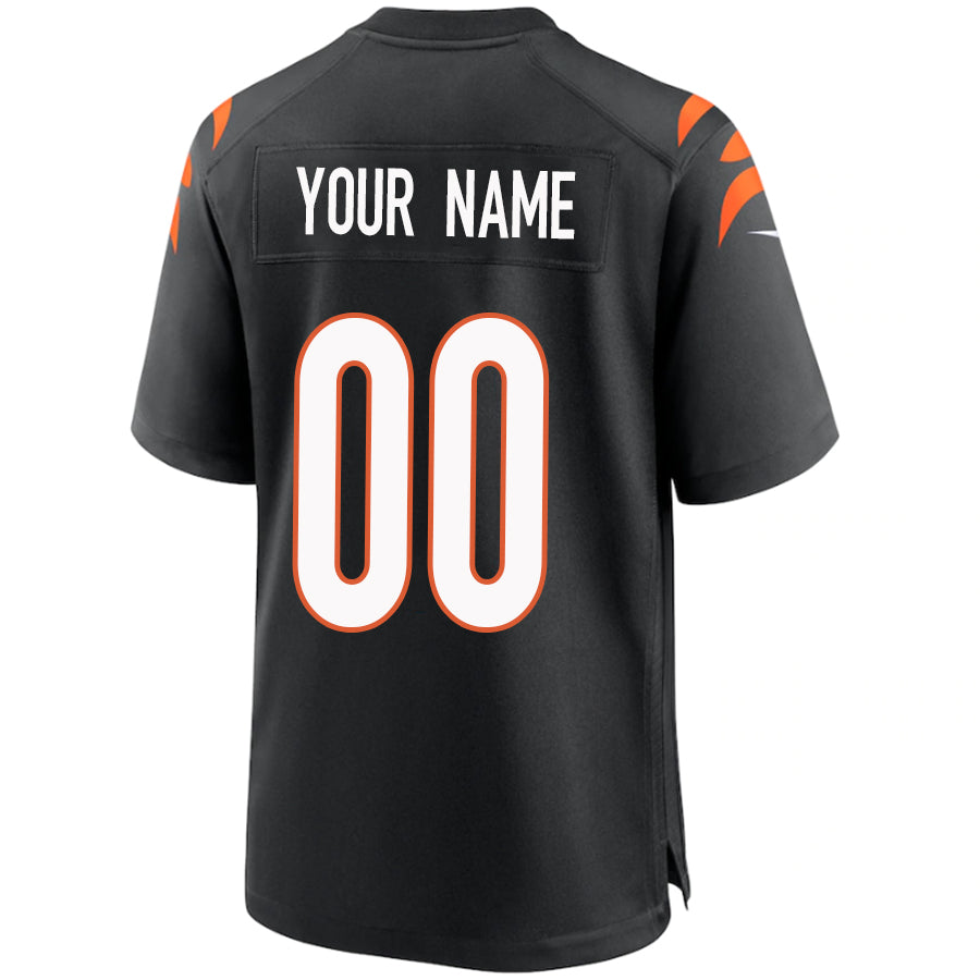 Custom C.Bengals Chase Black Stitched Player Vapor Elite Football Jerseys