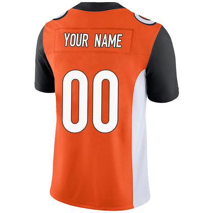 Custom C.Bengals Chase Orange Stitched Player Game Football Jerseys