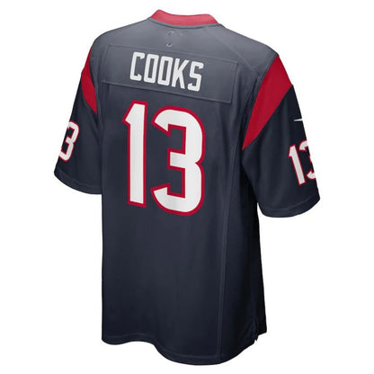 H.Texans #13 Brandin Cooks Navy Player Game Jersey Stitched American Football Jerseys