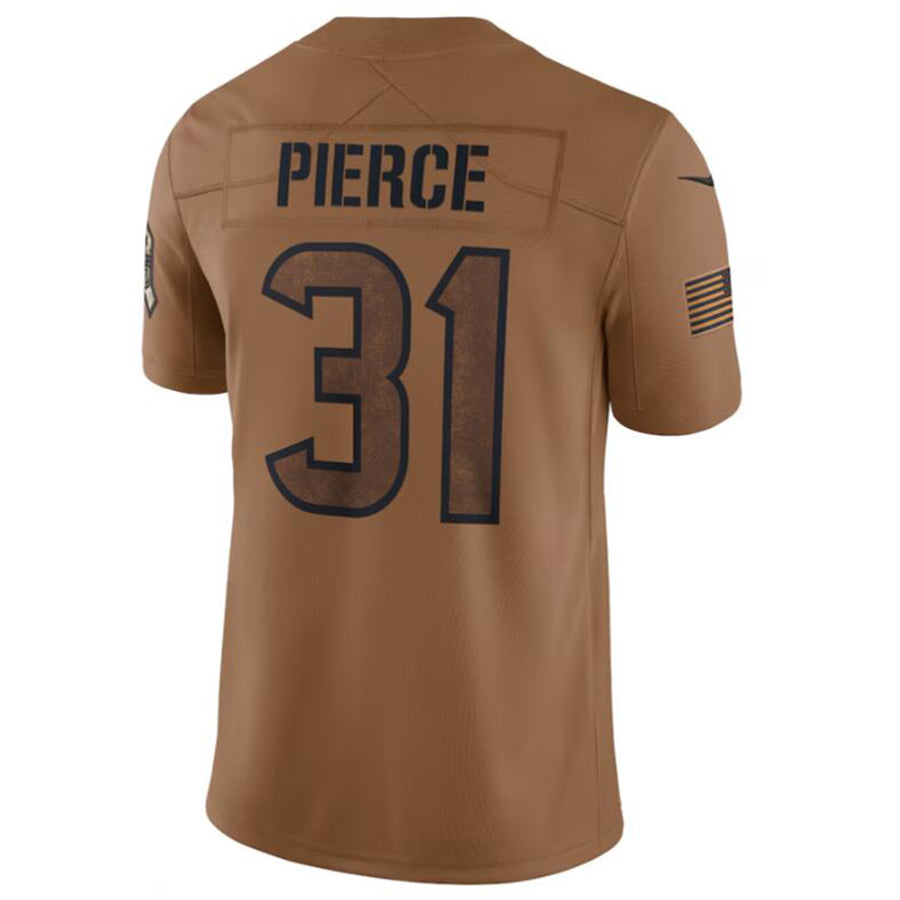 H.Texans #31 Dameon Pierce Brown 2023 Salute To Service Limited Jersey American Stitched Football Jerseys