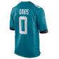 J.Jaguars #0 Gabe Davis Teal Team Game Player Jersey American Stitched Football Jerseys