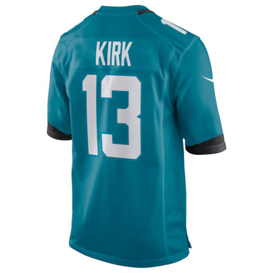 J.Jaguars #13 Christian Kirk Teal Game Player Jersey Stitched American Football Jerseys