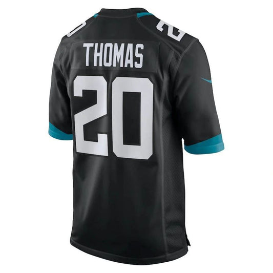 J.Jaguars #20 Daniel Thomas Black Game Player Jersey Stitched American Football Jerseys