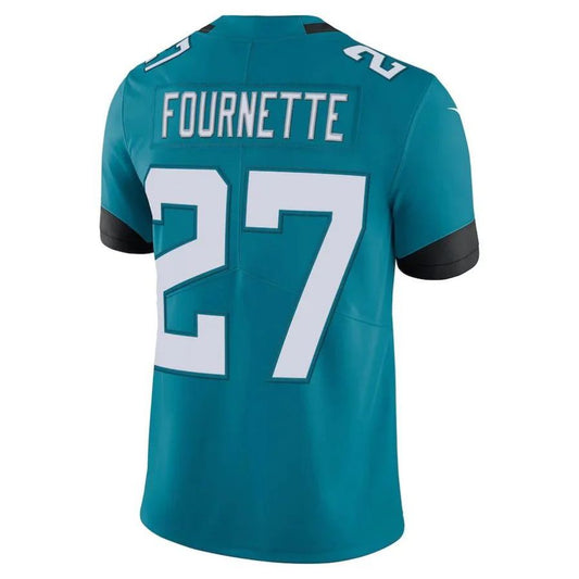 J.Jaguars #27 Leonard Fournette Teal Vapor Limited Player Jersey Stitched American Football Jerseys