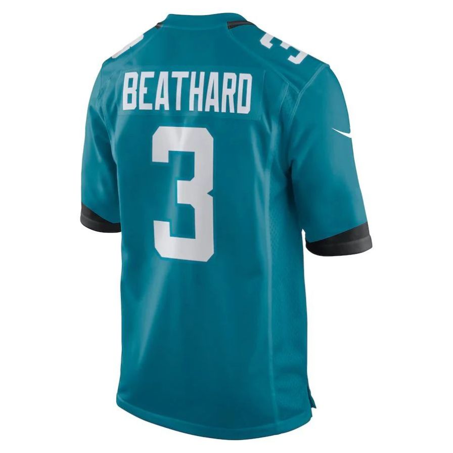 J.Jaguars #3 C.J. Beathard Teal Game Player Jersey Stitched American Football Jerseys