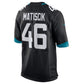 J.Jaguars #46 Ross Matiscik Black Game Jersey American Stitched Football Jerseys