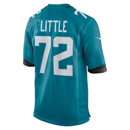 J.Jaguars #72 Walker Little Teal Player Game Jersey Stitched American Football Jerseys