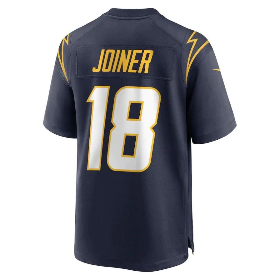 LA.Chargers #18 Charlie Joiner Navy Retired Player Jersey Stitched American Football Jerseys