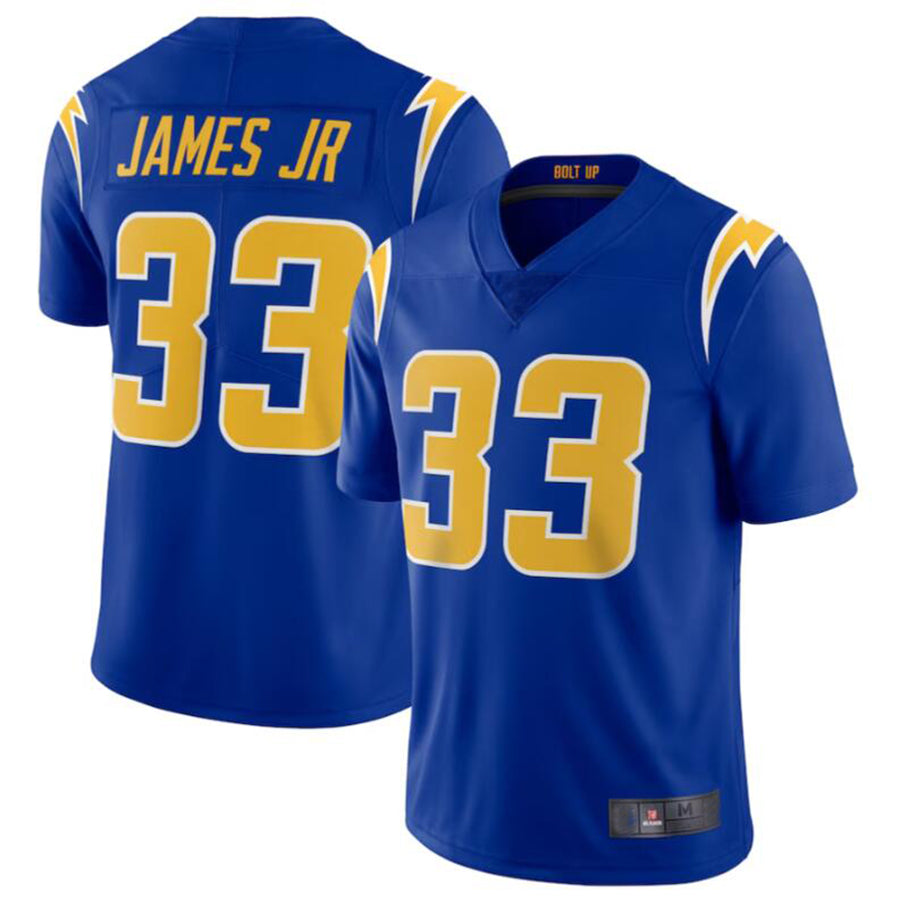 LA.Chargers #33 Derwin James Royal 2nd Alternate Vapor Limited Jersey Stitched Football Jerseys