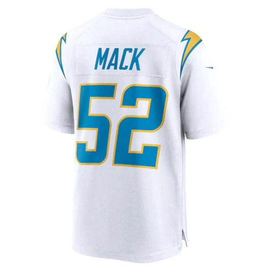 LA.Chargers #52 Khalil Mack White Stitched Player Vapor Game Football Jerseys