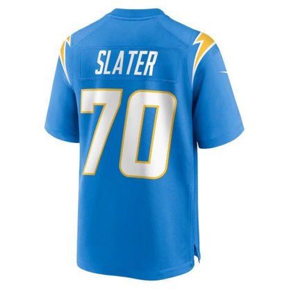 LA.Chargers #70 Rashawn Slater Blue Stitched Player Vapor Game Football Jerseys