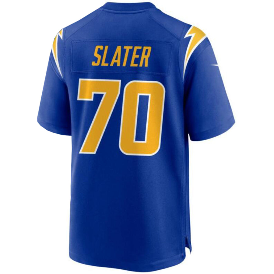 LA.Chargers #70 Rashawn Slater Royal Stitched Player Vapor Game Football Jerseys