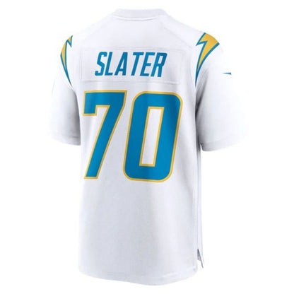 LA.Chargers #70 Rashawn Slater White Stitched Player Vapor Game Football Jerseys