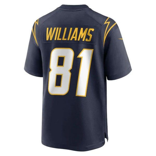 LA.Chargers #81 Mike Williams Navy Stitched Player Vapor Game Football Jerseys