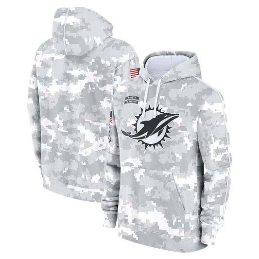 M.Dolphins 2024 Salute To Service Club Pullover Hoodie Cheap sale Birthday and Christmas gifts Stitched American Football Jerseys