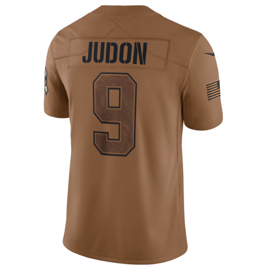 NE.Patriots #9 Matthew Judon Brown Salute To Service Limited Player Jersey Stitched American Football Jerseys