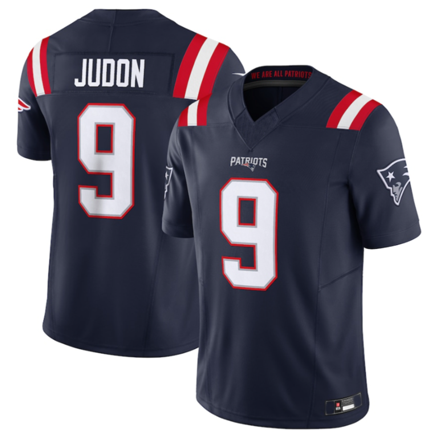 NE.Patriots #9 Matthew Judon Navy Vapor F.U.S.E. Limited Jersey Stitched American Football Jerseys